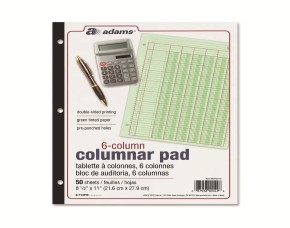 Libreta Analisis Pad 6 Columnas 81/2\