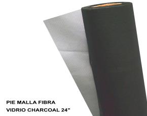 Pie Malla Fibra Vidrio Charcoal 24\