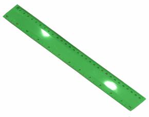 Regla P/Publicidad 30Cm Verde
