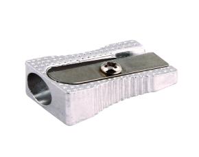 CAJA DE 24 SACAPUNTA ALUMINIO 1HOYO