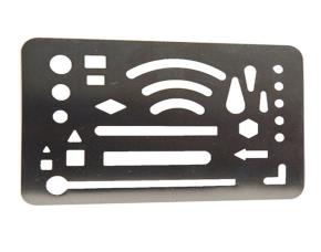 Plantilla Metalica Para Borrar Pointer (Calabera)