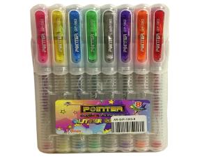 SET 8 BOLIGRAFOS TINTA GEL