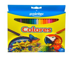 Caja 24 Lapiz De Color Pointer