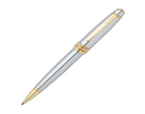 Boligr. Cross Bailey Medalist Plateado Con Dorado