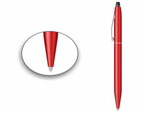 Boligr. Cross Tipo Click Rojo/Cromo