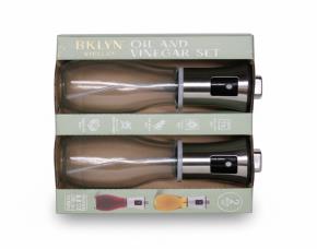 Set 2 Frascos 6.8Oz Pulverizadores De Aceite Acero Inox