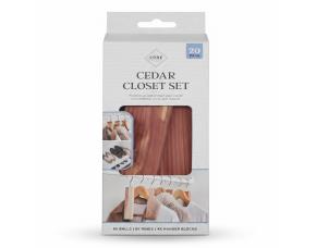 Jgo. 20Pzs Cedro Para Organizar Ropa En  Closet