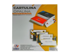 Pk.100 Cart.opalina T/C 230Gr 21.5X28Cm