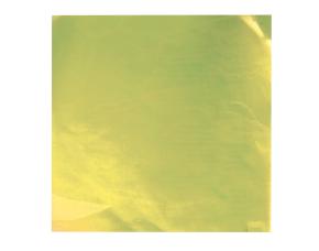 Pk.50 Cubier.plast.brilla.trans.amarillo 22X28.5Cm