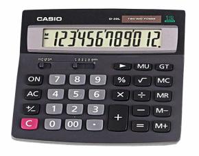 Calculadora Escrit.12Dig Sol/Bateria(Descont)