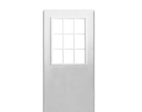 PUERTA METAL 9 LUCES LISA 36\"X80\"