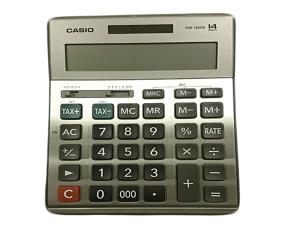Calculadora De Mesa 14Dig Tax Super Gran Pantalla