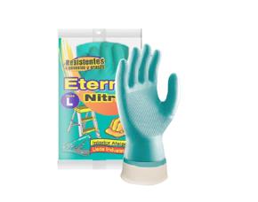 Par Guante Nitrilo Corto P/Manipulacion Solventes Eteres Pinturas Grasas Talla M (7-7.5)