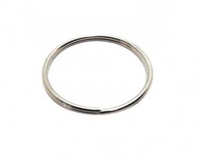 Paquete 100 Argollas Niqueladas 30Mm Para Llaveros