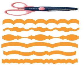 Tijera P.bordes Decor. Victorimarca Fiskars