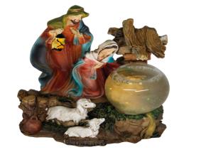 Familia,Nino Jesus Bola Cristal