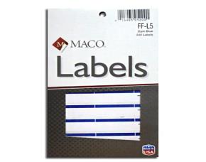 Pqte.etiquet.p.folder Azul Oscuro