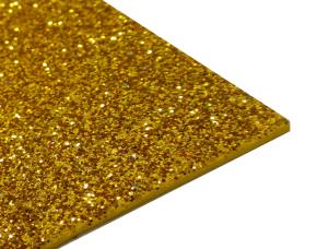 Paq.10 Pliegos Fomi Escarchado Oro 50X70Cm