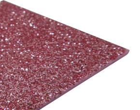 Paq.10 Pliegos Fomi Escarchado Rosado Claro 50X70Cm\R (Gl- Eva 06)