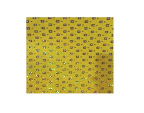 FOMI T/C C/TELA HOLOGRAFICAAMARILLA 21.5X28CM