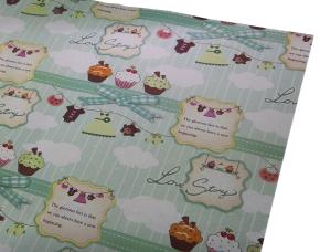 Pliego Papel Regalo Cuadriculado