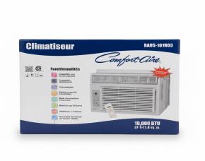 AIRE ACONDICIONADO DE VENTANA 10,000 BTUs/AC/115V/CUBRE 37.2-41.8 MT2, COMFORT