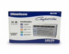 Aire Acondicionado De Ventana 5,000 Btus/Ac/115V/Cubre 9.3-13.9 Mt2, Comfort. Funcion De Deshumidifi