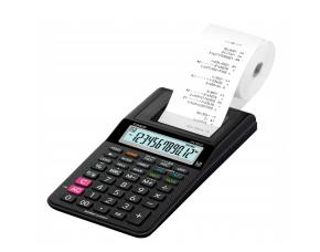 Calculadora Negra Mini Impresora 12 Digitos