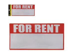 Letrero For Rent 40*25Cm