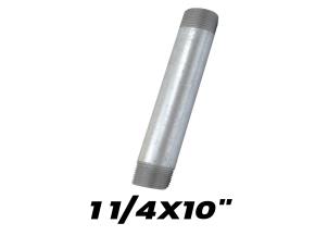 Niple Galvanizado 1 1/4X10\