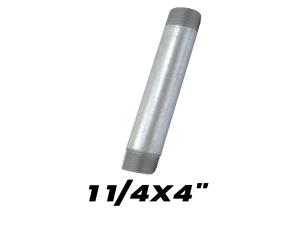 Niple Galvanizado 1 1/4X4\