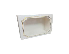 CAJA P/MACARRON 6\"X5\"X2\"  CARTON BLANCA