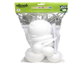 Set De Sistema Solar Anime De Steirofoam Ofimak