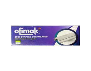 Caja 5000 Grapas Corrugadas  26/6 Ofimak
