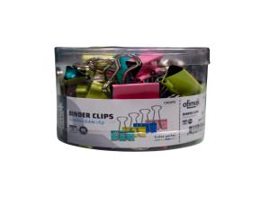 Pack 40Pcs Sujeta Papel Colores Pastel 19Mm Ofimak