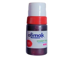 TINTA P/ALMOHADILLA ROJO C/GOTERO 30ML OFIMAK