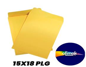 Paq 50 Sobres De Manila T/Carta 9X12\