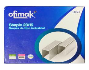 Caja 5000 Grapas Industriales 23/15 Ofimak
