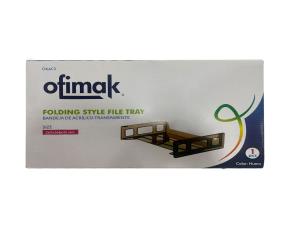 Bandeja D/Mesa T/L Acrilico Transparente 2 Niveles Ofimak