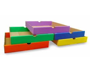 JUEGO DE 6 GAVETAS DE CARTON  10 1/4X 2 1/2X 13 1/...
