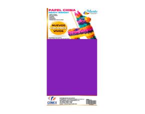 Paq.100 Pliegos Papel China Morado \