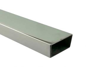 TUBO RECTANGULAR ACERO INOX CEPILLADO 304, 10MMX30MMX1.5MMX3MTRS