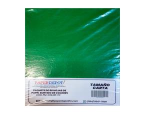 Paquete De 50 Hojas De Papel Surtido De Colores T/C