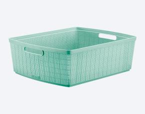 Canasta Fique 30L Menta