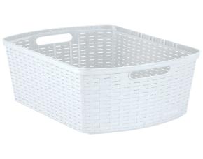 Canasta Shia Alta Blanca