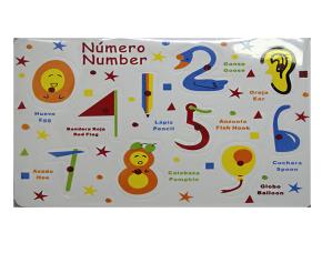 Pk.fomi Didactico Numero Con Formas P/Niños