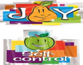 Pk.32 Sticker De Simbolos Cristianos (Fruit Of The Spirit