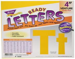 Pqt 217 Letras Sign Num Amarillos 4\