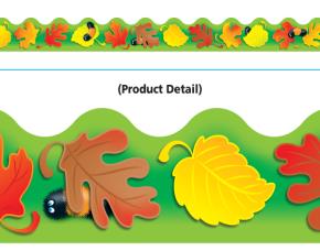 Pqt 12 Bordes Hojas En Otoño2.5X39\