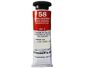 Tubo Pint.oleo 20Ml Gr1 Laca Geraneo/Rojo